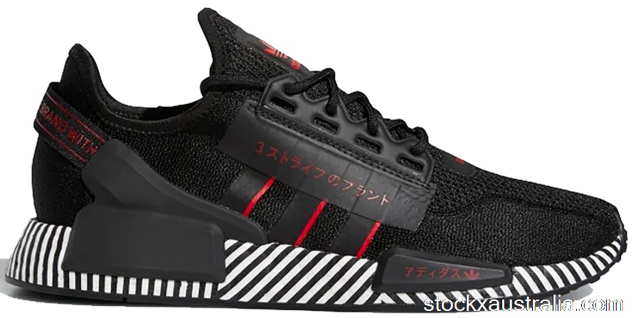 adidas NMD R1 V2 Dazzle Camo Black FY2104 QH