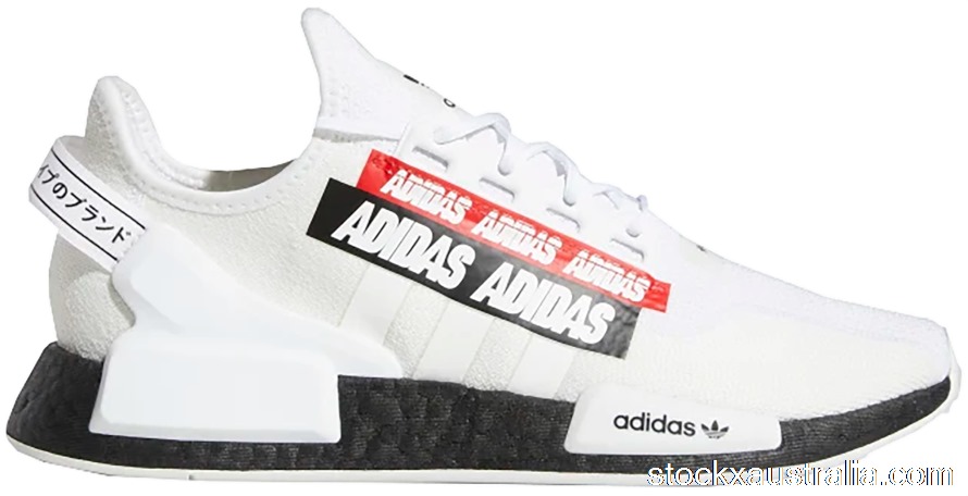adidas NMD R1 V2 Label Pack Cloud White H02537 QH