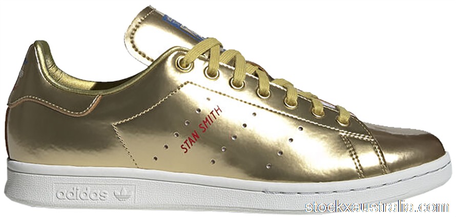 adidas Stan Smith Gold Metallic (2019) FW5364 QH