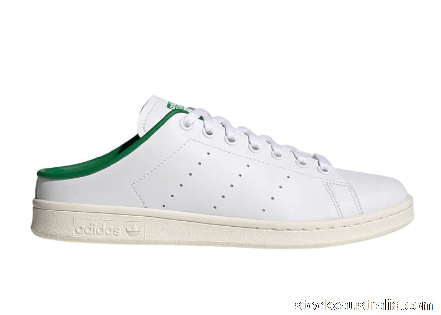 adidas Stan Smith Mule White Green FX5849 QH