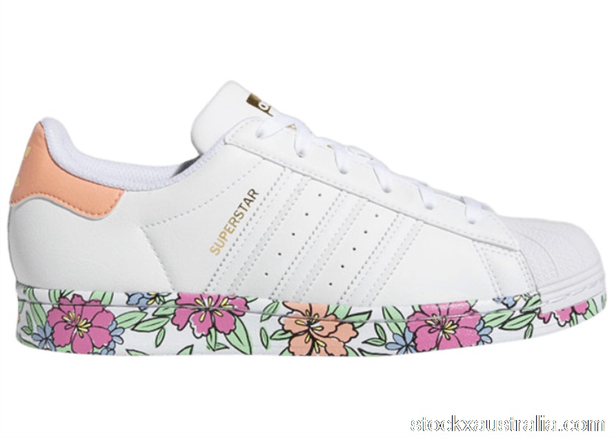 adidas Superstar White Blush Floral (W) GV7897 QH