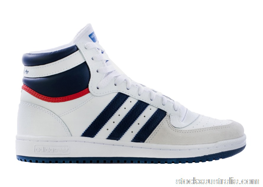 adidas Top Ten Hi White Navy Red GX0740 QH