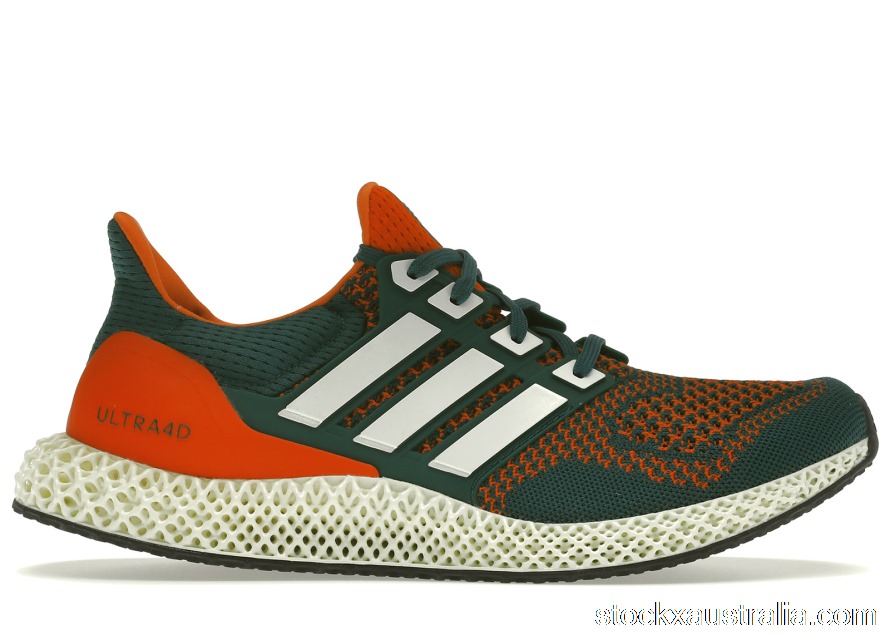 adidas Ultra 4D Miami Hurricanes Q46439 QH