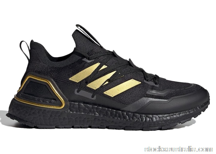 adidas Ultra Boost 20 Explorer Black Gold Metallic H03051 QH