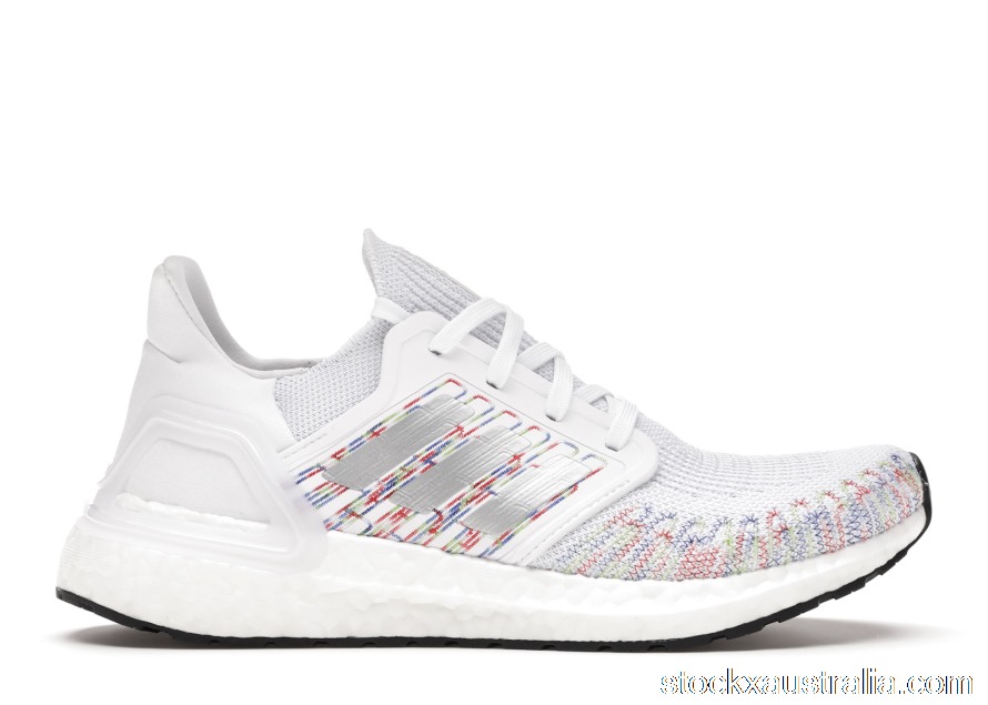adidas Ultra Boost 20 White Multi (W) EG0728 QH