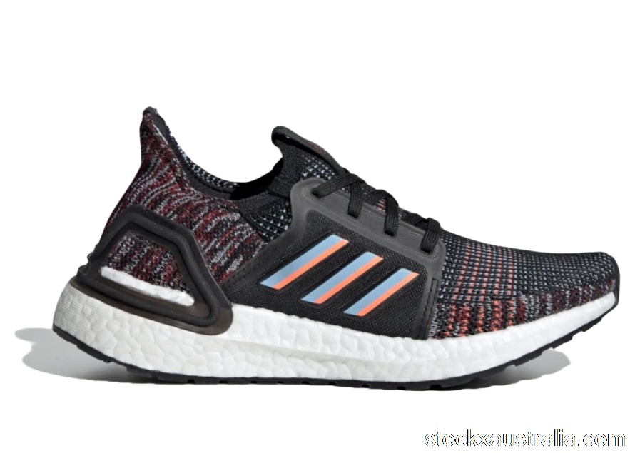 adidas Ultraboost 19 Core Black Hi Res Coral (GS) EF0930 QH