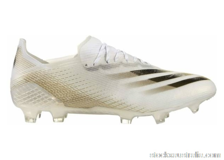adidas X Ghosted.1 FG White Black Gold EG8258 QH