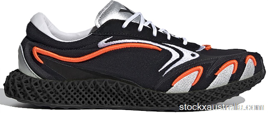 adidas Y-3 Runner 4D Black Orange FU9208 QH
