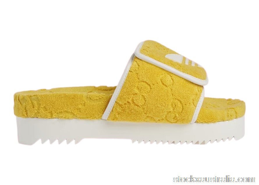 adidas x Gucci GG Platform Sandal Yellow (W) 702398UU0107171 QH